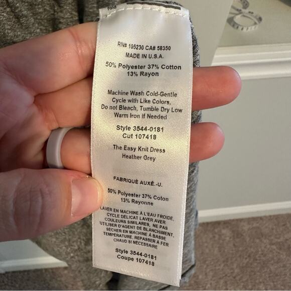 NWT Current/Elliott Gray Short Sleeve Mini Dress Medium - Picture 11 of 13